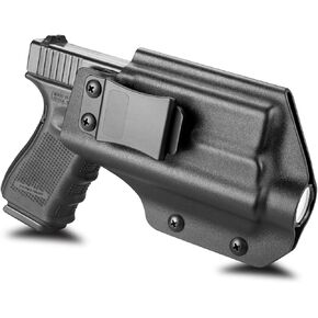 Holster Compatible with Glock 19 19X 23 32 45 w/Olight Baldr PRO -Optic Cut- Inside Waistband Holster for G19 G19X G23 G32 G45 with Baldr PRO, Adj. Cant, Adj. Retention, Fit 1.5'' 1.75'' Wide Belt