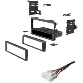 ASC Car Stereo Install Dash Kit and Wire Harness to Install an Aftermarket Single Din Radio for Some 1998-2002 Honda Passport, 1998-2000 Isuzu Amigo, 1998 1999 2000 2001 2002 2003 2004 Isuzu Rodeo