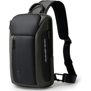 BANGE Sling Bag, Waterproof Men's Chest Bag Shoulder bags Crossbody Sling Backpack for Men……