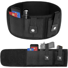 Drop Leg Holster - UniqueFire Left Hand & Right Hand Adjustable Universal Waterproof Pistol/Gun Drop Puttee Leg Thigh Holster Pouch Holder (Left + Right)