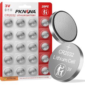 CR2450 3V Lithium Battery, 20 Pack, 3V Button Cell Battery, Lithium Coin Battery for Watches, Calculators, Car Remote, Key Fob