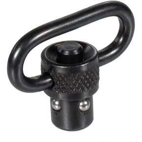 UTG Standard Push Button QD Sling Swivel, 1" Loop , Black