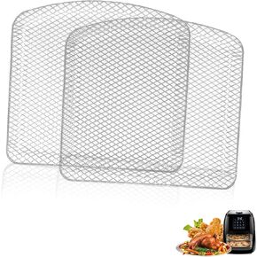 Air Fryer Dehydrator Rack for Chefman 6.3QT 4-In-1 Digital Air Fryer Oven, Premium Oven Shelf Grill Crisper Plate Tray Insert Grate Rack Grid for Chefman 6.3QT Air Fryer, Dishwasher Safe