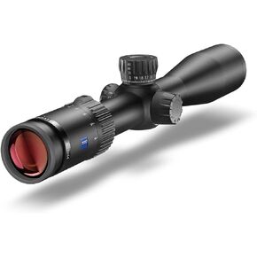 ZEISS Conquest V4 4-16x44 Riflescope مع Z-Plex Reticle 20 غير مضاء مع تعديل المنظر الجانبي وبرج الارتفاع الخارجي مع توقف باليستي - .25 MOA، أسود
