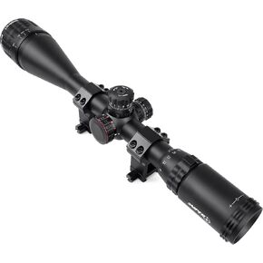LT 4-16X50/6-24x50 Hunting Rifle Scope with Multi-Coated Lenses, Tri-Color Illuminated Reticle and AO Adjustment