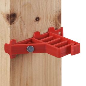 100 Pack MCS-100W Cable Staples, Compatible with Wire Staples Secures (NM) Non-Metalic, Coaxial & Data/CAT 5 Cable, Red