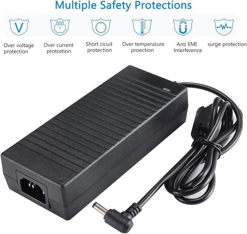 محول طاقة DC12V 10A، محولات تيار متردد 120 وات 100-240 فولت إلى تيار مستمر 12 فولت، محول إمداد الطاقة تيار متردد إلى محول تيار مستمر مع طرف 5.5 × 2.5 مم و5.5 × 2.1 مم، مصدر طاقة تحويل 12 فولت in Kuwait