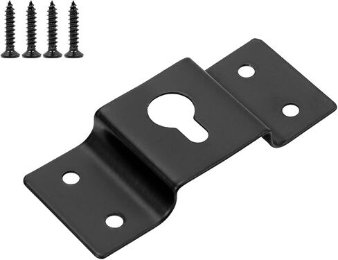 12PCS Hanging Speaker Bracket Wall Mount Iron Hook Hanger Plate Connector for Surround Sound Box Audio Speaker with Mounting Screws (2.8×1.18 Inch) in Kuwait