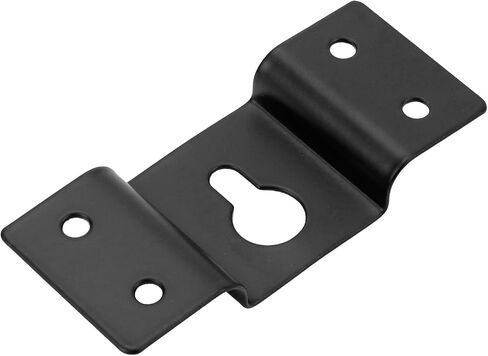 12PCS Hanging Speaker Bracket Wall Mount Iron Hook Hanger Plate Connector for Surround Sound Box Audio Speaker with Mounting Screws (2.8×1.18 Inch) in Kuwait