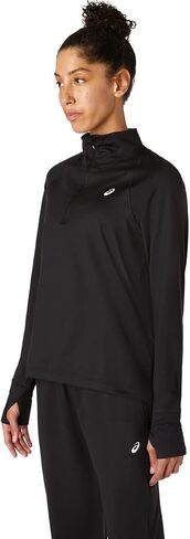 Asics 2012C022021L W Thermopolis Half Zip Light Grey Heather L in Saudi Arabia