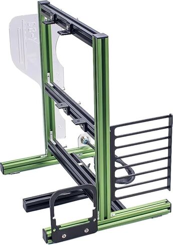 رف هيكل اللوحة الأم للكمبيوتر DIY، مجموعة هيكل اللوحة الأم، شخصية إبداعية ATX/M-ATX/ITX دعامة هيكل إطار الهواء المفتوح، حامل هيكل إطار من الألومنيوم مفتوح لرفع تردد التشغيل العمودي، مبرد بالماء in Kuwait