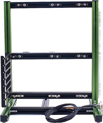 رف هيكل اللوحة الأم للكمبيوتر DIY، مجموعة هيكل اللوحة الأم، شخصية إبداعية ATX/M-ATX/ITX دعامة هيكل إطار الهواء المفتوح، حامل هيكل إطار من الألومنيوم مفتوح لرفع تردد التشغيل العمودي، مبرد بالماء in Kuwait