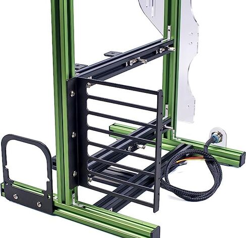 رف هيكل اللوحة الأم للكمبيوتر DIY، مجموعة هيكل اللوحة الأم، شخصية إبداعية ATX/M-ATX/ITX دعامة هيكل إطار الهواء المفتوح، حامل هيكل إطار من الألومنيوم مفتوح لرفع تردد التشغيل العمودي، مبرد بالماء in Kuwait