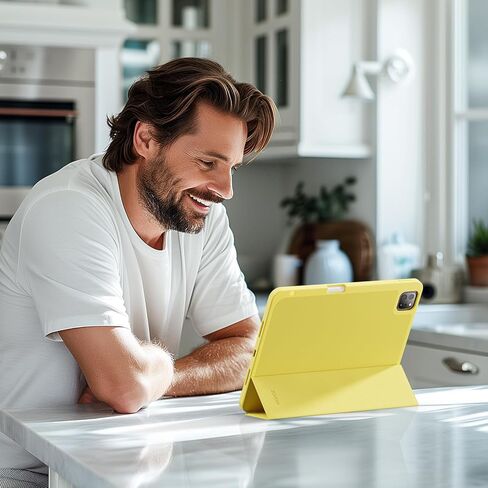حافظة ZOVEEK iPad Pro مقاس 11 بوصة الجيل الرابع/الثالث/الثاني/الأول (2022/2021/2020/2018) مع حامل قلم رصاص، غطاء ذكي مغناطيسي مع حامل، يدعم شحن قلم الرصاص من الجيل الثاني، الاستيقاظ/النوم التلقائي (وردي وردي) in Kuwait