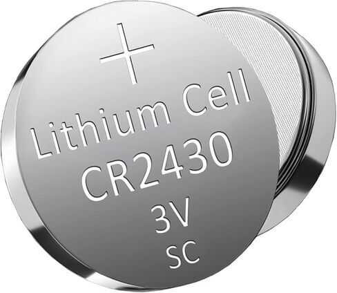 SKOANBE 5Pack CR2430 2430 ECR2430 3V Lithium Coin Battery in Kuwait