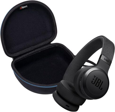 JBL Live 670NC Wireless On Ear Noise Cancelling Headphone Bundle with gSport EVA Case (Black) in Saudi Arabia