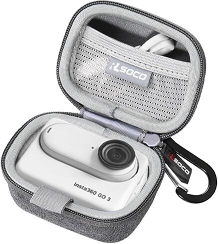 RLSOCO Hard Case for Insta360 GO 3S/GO 3 4K Tiny Portable Vlogging Camera (Grey) in Kuwait