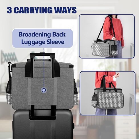 Yarwo Upgraded Rolling Sewing Machine Carrying Case with Detachable Board in Saudi Arabia