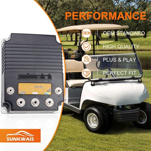1206HB-5201 48V 250A لـ EZGO 2010-2019 لوحدة التحكم Curtis، استبدل 1206HB 5201 DC وحدة التحكم في سرعة المحرك، صمام الخانق يناسب Express S4/L4، يناسب MPT 800/1000، يناسب Cushman Hauler 800/1000 in Kuwait