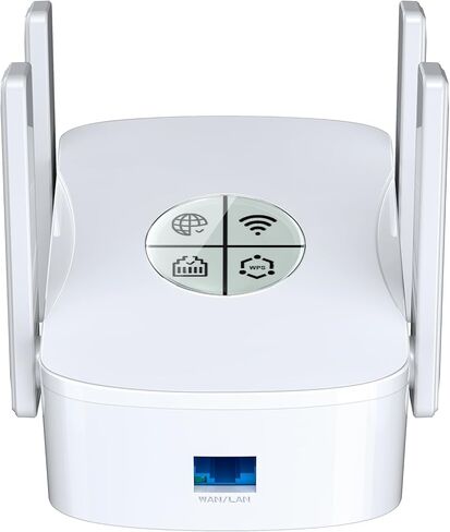 WiFi 6 Extender Signal Booster for Home | AX2400 Dual Band 5GHz & 2.4GHz | WiFi Repeater 5X Faster Than Ever Signal Amplifier with Ethernet Port, Longest Range up to 10k in Kuwait