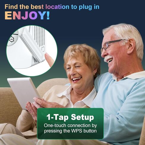 WiFi 6 Extender Signal Booster for Home | AX2400 Dual Band 5GHz & 2.4GHz | WiFi Repeater 5X Faster Than Ever Signal Amplifier with Ethernet Port, Longest Range up to 10k in Kuwait