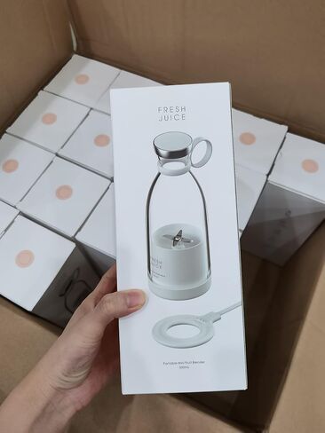 350mL Portable Mini Food Blender, USB Rechargeable, Portable, White in Saudi Arabia