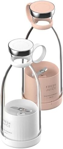 350mL Portable Mini Food Blender, USB Rechargeable, Portable, White in Saudi Arabia