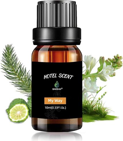 Hotel Scents Elegant Charisma 10ML Essential Oil Inspired by Shangri-La Hotel, Hotel Diffuser Oil with Cedarwood and Sandalwood, Luxury Home Aromatherapy Fragrances Oil in Kuwait