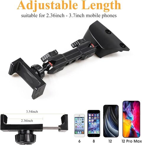 for Bronco Dash Phone Holder, Phone Mount for Ford Bronco 2021 2022 2023 2024 2/4 Door Accessories,360°Adjustable Phone Mount Interior Accessories in Saudi Arabia