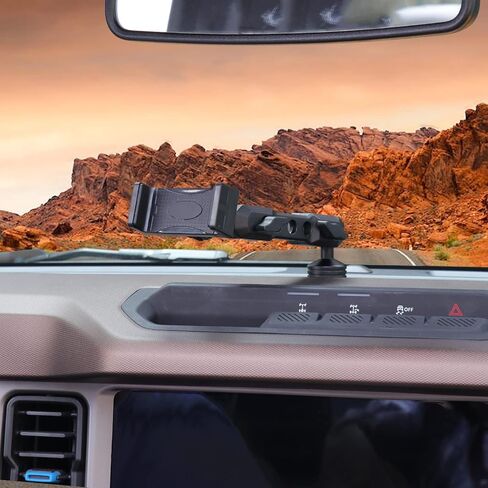 for Bronco Dash Phone Holder, Phone Mount for Ford Bronco 2021 2022 2023 2024 2/4 Door Accessories,360°Adjustable Phone Mount Interior Accessories in Saudi Arabia
