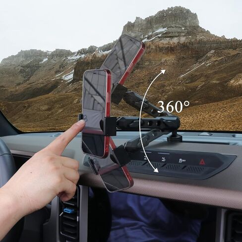 for Bronco Dash Phone Holder, Phone Mount for Ford Bronco 2021 2022 2023 2024 2/4 Door Accessories,360°Adjustable Phone Mount Interior Accessories in Saudi Arabia