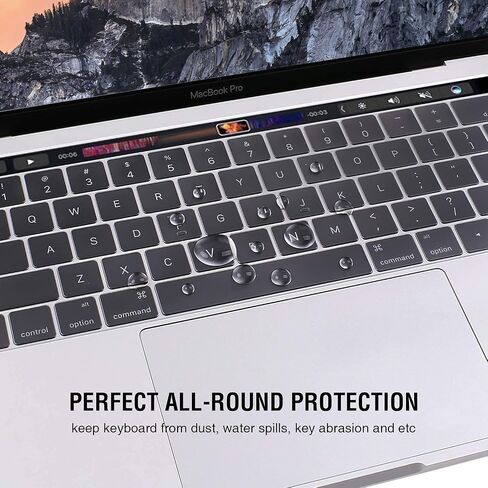 حافظة EooCoo متوافقة مع جهاز MacBook Pro 13 بوصة M2 2024 2023 2022-2016 إصدار M1 A2338 A2289 A2251 A2159 A1989 A1706 A1708 حافظة صلبة واقية مع غطاء لوحة مفاتيح، واقي شاشة، شفاف كريستالي in Saudi Arabia