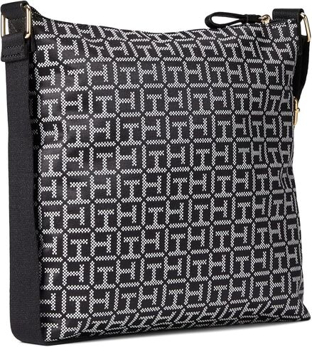 Tommy Hilfiger Garden Classics II-Medium Crossbody-Square Mono Navy/White One Size in Saudi Arabia
