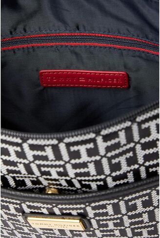 Tommy Hilfiger Garden Classics II-Medium Crossbody-Square Mono Navy/White One Size in Saudi Arabia
