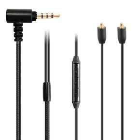 Earphone Replacement Cable MMCX Connector for Shure SE215 SE315 SE846 SE535 SE425 MAGAOSI K5 LZ A4 A5 TIN Audio T2 T3 Plus Earphones Works on M11 Plus M15 M17 Digital Music Players(4.9ft 2.5mm)