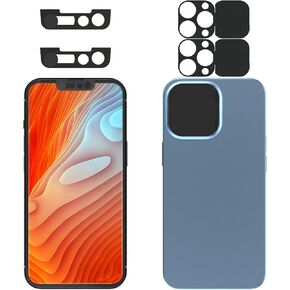 Privacy Cover Compatible for 13 Pro/iPhone 13 Pro Max with Front Camera Cover,Protect Privacy and Security But Not Affect Facial Recognition（2Pack）