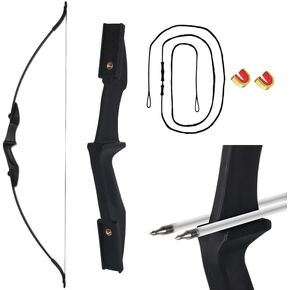 SPG Archery Recurve Bow for Brginners - Takedown Recurve Bows for Adults Beginner Youth 20lb 30 lb 40lb Ambidextrous Bows for Teenagers Men Women Outdoors Gifts