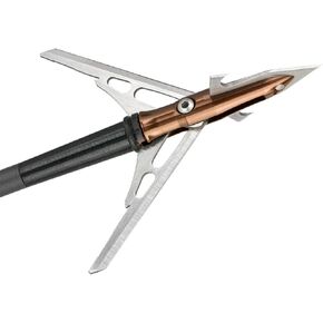 RAGE Xtreme Turkey Broadhead 2.3" x .75" Cut, 100 Grain - 2 Pack Brown