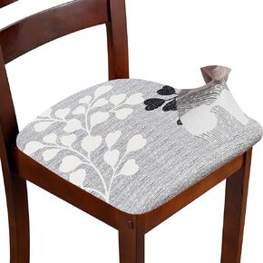 أغطية مقاعد الكراسي مجموعة من 4 أغطية كراسي خضراء قابلة للتمدد لغرفة الطعام، مربعة قابلة للإزالة وقابلة للغسل، أغطية وسادة مقعد قابلة للإزالة لمكتب المطبخ in Kuwait