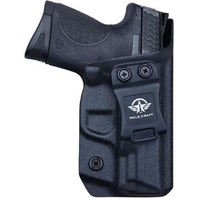 M&P 40C Holster IWB Kydex Holster Custom Fit: Smith & Wesson M&P 40C Pistol - Inside Waistband - Adj. Cant Retention - Cover Mag-Buttom - Widened Entrance - No Wear, No Jitter