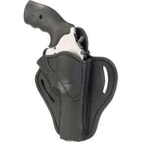 1791 GUNLEATHER K-Frame Revolver Holster - حافظة مسدس جلدية OWB - حافظة مسدس جلدية للأحزمة تستخدم اليد اليمنى - متوافقة مع إطار Ruger GP100 وSmith & Wesson K و686 (حجم RVH 2)