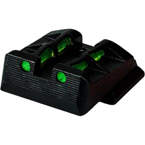Hi-Viz RGALW11 HIVIZ Sight Systems, Litewave Rear Sight, Ruger Pistols, Green, Red, and White, One Size