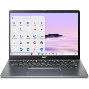 acer 2024 Chromebook Plus 514 Touchscreen Laptop, Intel 8-Core i3-N305, 8GB LPDDR5, 512GB SSD, 14" FHD IPS Touch Display, Wi-Fi 6E, FHD 1080P Webcam, SD Card Reader, Chrome OS, Cefesfy Design Mouse