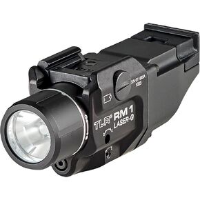 Streamlight 69443 TLR RM 1 G 500-Lumen Rail-Mounted Tactical Weapon Light with Integrated Green Aiming Laser, Remote Pressure Switch, and Key Kit, Black