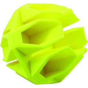 BIRCHWOOD CASEY Ground Strike Hex Target Ball for Outdoor Shooting - Durable Long-Lasting Highly Visible Yellow 6" Ball Resealable Target Rated for All Calibers from .22 up