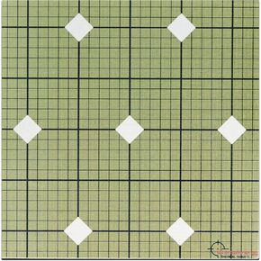 Zeroing Thermal Targets with Diamonds - 5 Pack - Passive Range Targets for Shooting Rifle - No Tilting Required - Extra-Bright Thermal Squares for Outdoor Range