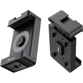 Accsoon Phone Clamp, Compatible with Seemo/Seemo 4K/SeeMo Pro/CineView Nano, 1/4'' Lightweight Phone Clip Holder Flash Hot Shoe Screw Adapter