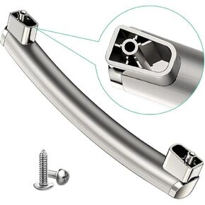 Upgraded WB15X10278 Microwave Handle Replacement Compatible with General Electric GE Microwave Door Handle, Replaces 261300714902, PS8754175, 3025557