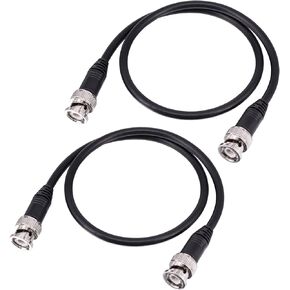 BNC Male to BNC Male Coax Cable 20inch 50ohms RG58 Low Loss Coaxial Cable with BNC Connectors BNC Extensor Antenna Cable for HAM Video Cameras CCTV Systems Oscilloscopes VCR WLAN(2 Packs) in Kuwait
