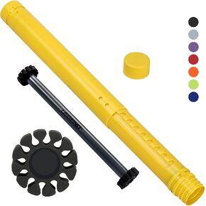 Legend Arrow Tube Case - Adjustable Arrow Holder for Hunting, Target Shooting - Adjustable & Extendable By Design - Protective EVA Foam Arrow Separators Included Archery Storage for 12 Carbon Arrows